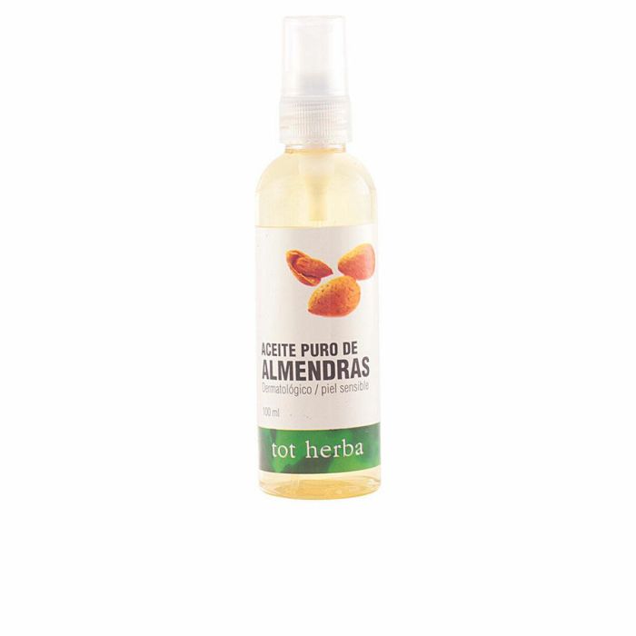 Tot Herba Aceite Puro de Almendras Dulces 100ml para Cuerpo y Cabello, Piel Sensible y Seca, Hidratante, Regenerador, Masaje Tot Herba Aceite Puro de Almendras Dulces 100ml para Cuerpo y Cabello, Piel Sensible y Seca, Hidratante, Regenerador, Masaje