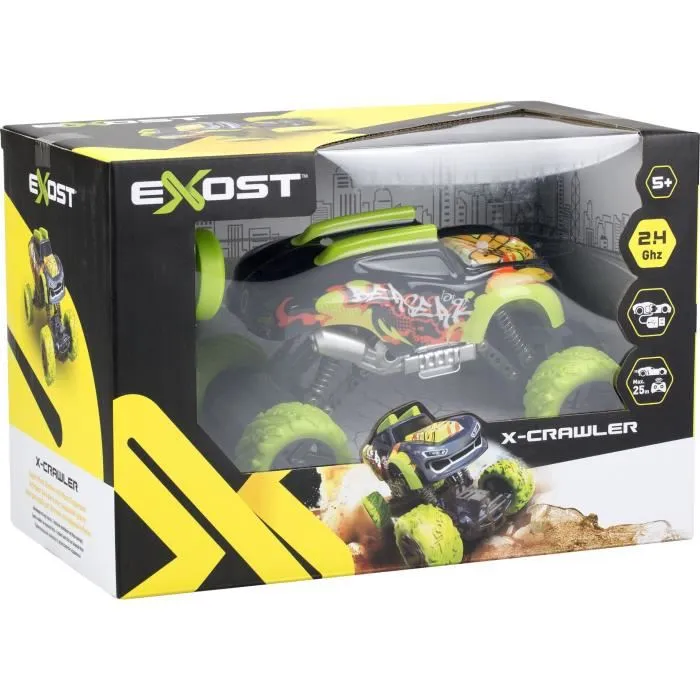 Exost Coche 4x4 a Control Remoto X-CRAWLER Todoterreno con Suspensión Delantera y Trasera para Niños a partir de 5 Años 2