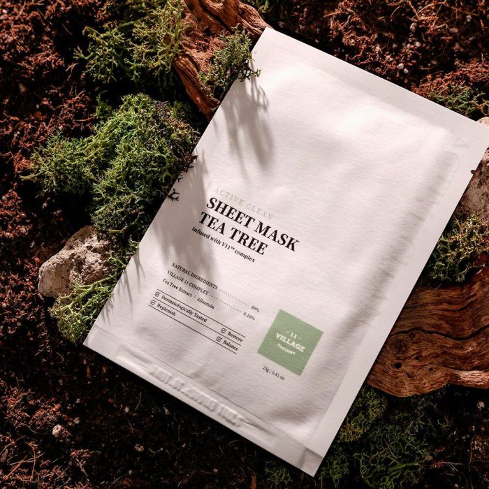 Village 11 Mascarilla Facial ACTIVE CLEAN Tea Tree 23 gr Village 11 Mascarilla Facial ACTIVE CLEAN Tea Tree 23 gr