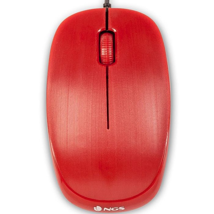 Raton Ngs Flame Optico Usb Rojo 0 Raton Ngs Flame Optico Usb Rojo 0