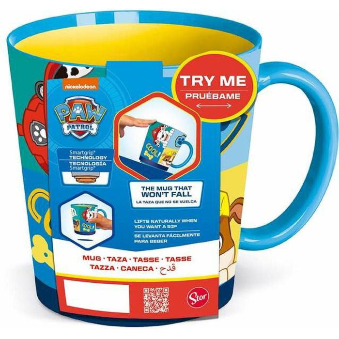 Taza antivuelco paw patrol boy hi there 410 ml 1