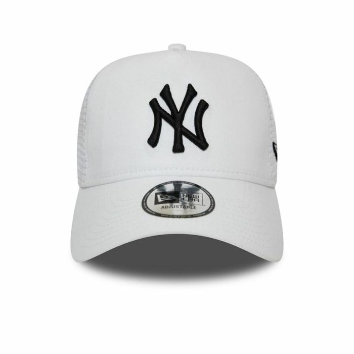 Gorra Deportiva New Era Essential Trucker NYY Blanco (Talla única) 3