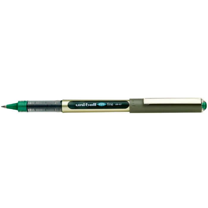 Uniball Rotulador Roller UB-157E Verde 0,7 mm Unidad Tinta Líquida Suave Trazo 0,5 mm 1