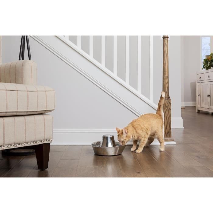 Fuente - PETSAFE - SEASIDE - Acero inoxidable - 1,8 L 2 Fuente - PETSAFE - SEASIDE - Acero inoxidable - 1,8 L 2