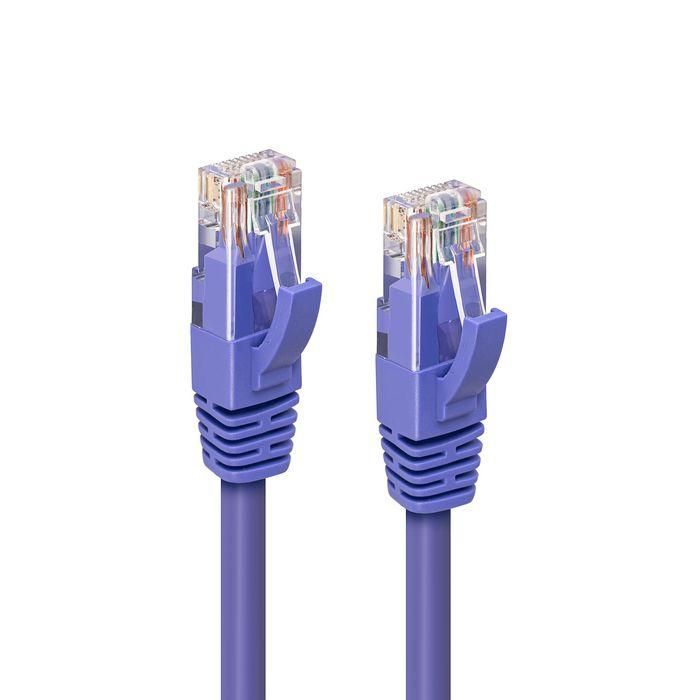 MicroConnect CAT6A UTP 0.25m Purple LSZH 1 MicroConnect CAT6A UTP 0.25m Purple LSZH 1