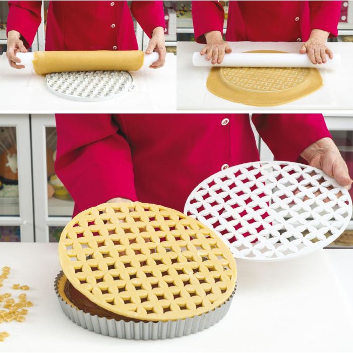 Cortador de Masa para Pastel Celosía Redondo Quttin (6 Unidades) 3 Cortador de Masa para Pastel Celosía Redondo Quttin (6 Unidades) 3
