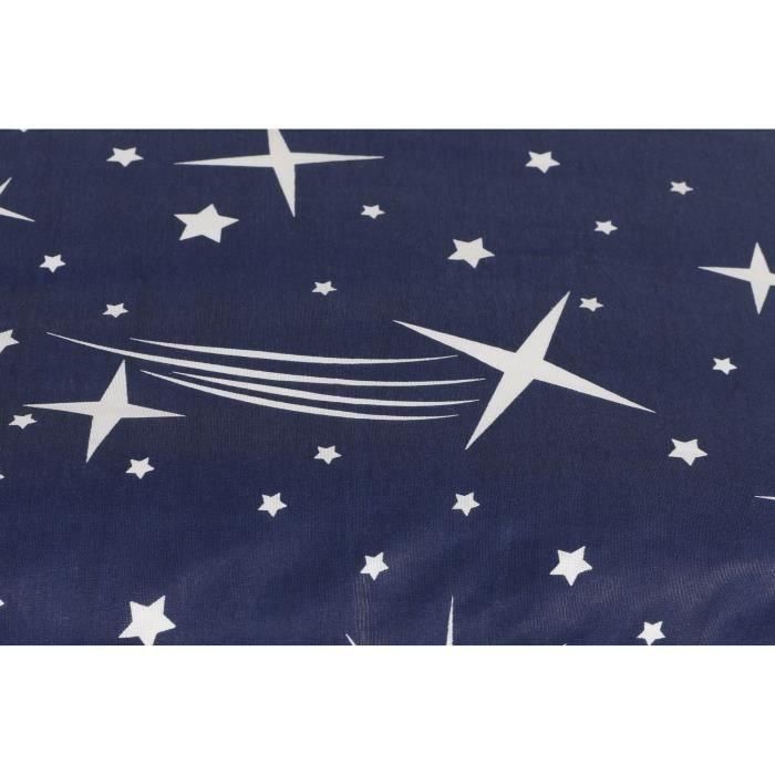 Juego de cama - 1 funda nórdica 220x240 cm + 2 fundas de almohada 60x60 cm - 65% algodón, 35% poliéster - Blanco 3