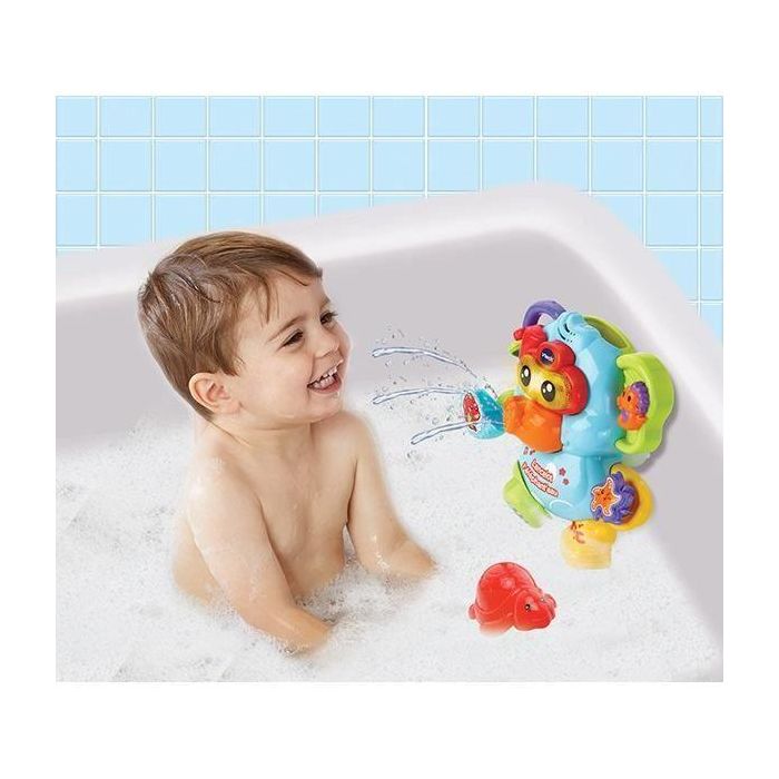 VTECH BABY Lancelot, el Elephant'eau: Juguete de Baño Interactivo, Adorable Elefante que Rocía Agua para Niños y Niñas 1-5 años 1 VTECH BABY Lancelot, el Elephant'eau: Juguete de Baño Interactivo, Adorable Elefante que Rocía Agua para Niños y Niñas 1-5 años 1