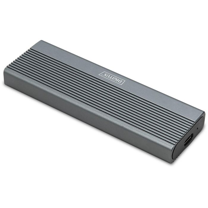 DIGITUS Gehäuse USB 3.1 Gen2 SSD M2 NVMe + SATAIII Alu 1