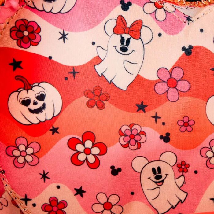 Bolso bandolera Floral Ghost Mickey &#38; Minnie Disney Loungefly 3