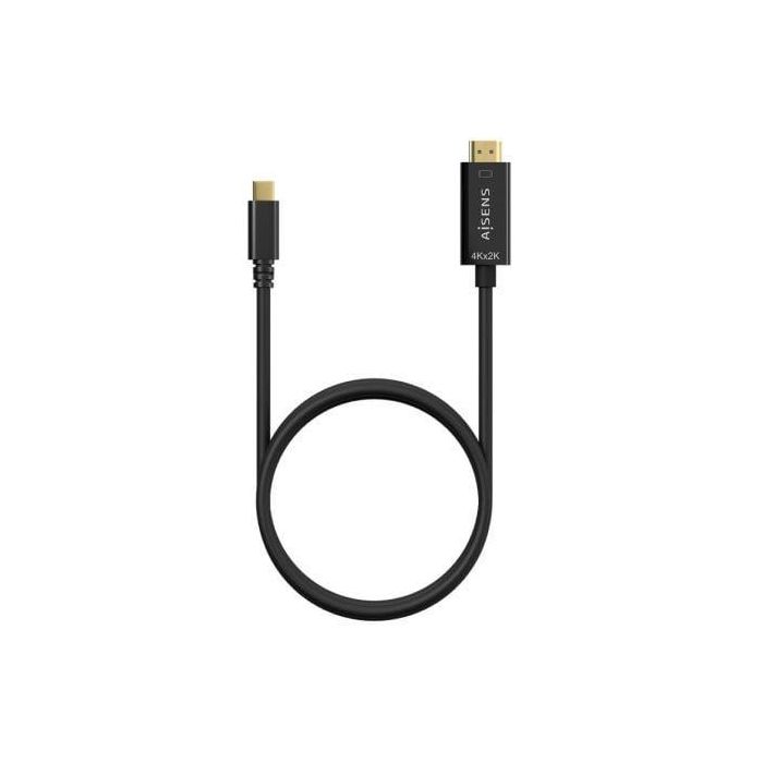 AISENS - CABLE CONVERSOR USB-C A HDMI 4K@30HZ, USB-C/M-HDMI/M, NEGRO, 1.8M 2 AISENS - CABLE CONVERSOR USB-C A HDMI 4K@30HZ, USB-C/M-HDMI/M, NEGRO, 1.8M 2