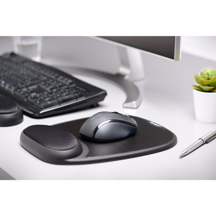 Kensington Comfort Gel Mouse Pad Ergonómico Negro con Soporte para Muñeca y Base Antideslizante K62401WW 1