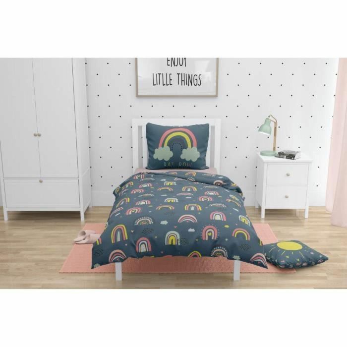 Roupillon ROU3701393706568 Juego de funda nórdica Rainbow 100% Algodón 140x200 cm 2 piezas Noche 1 Roupillon ROU3701393706568 Juego de funda nórdica Rainbow 100% Algodón 140x200 cm 2 piezas Noche 1