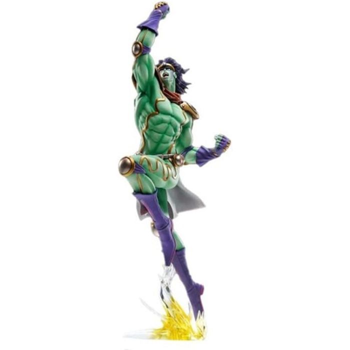 Medicos Entertainment Figura de Colección Star Platinum de JoJo's Bizarre Adventure Parte 3, Línea Statue Legend con Base y Efectos