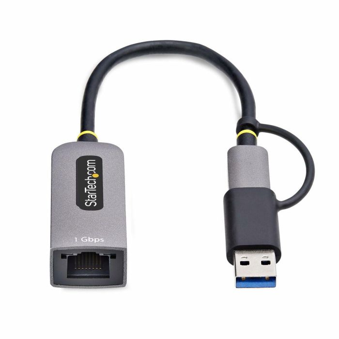 Cable USB Startech C21GA-USB-ETHERNET Gris 15 Cable USB Startech C21GA-USB-ETHERNET Gris 15