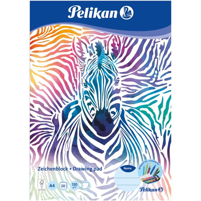 Pelikan Zeichenblock DIN A4. 120g/m2. 20 Blatt 1 Pelikan Zeichenblock DIN A4. 120g/m2. 20 Blatt 1