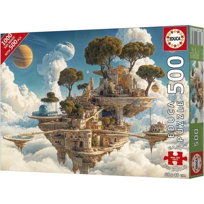 Educa AAAQE71952 Puzzle Reino de las Nubes - Fantasía 500 piezas - 48 x 68 cm 2