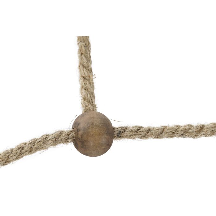 DKD Home Decor Juego 3 en Raya Gigante Natural Madera Fibra 25 x 6 x 30 cm 3