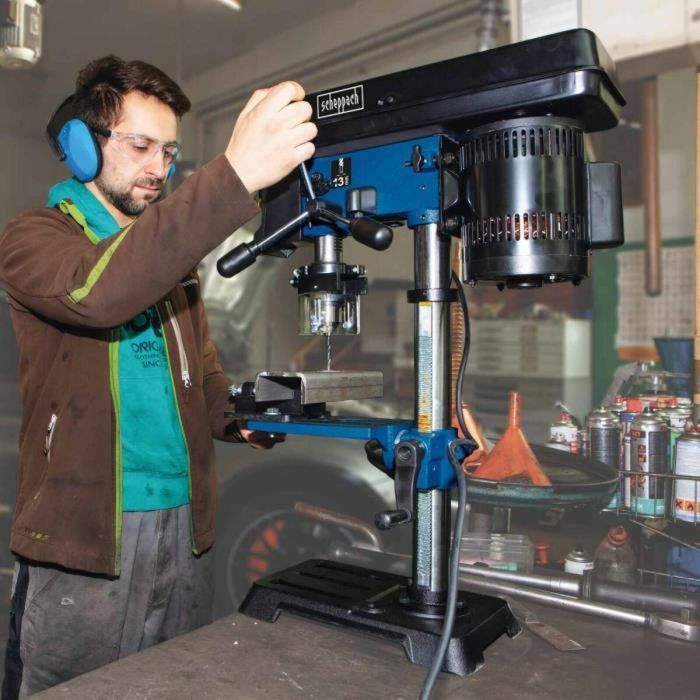 Scheppach Taladro de Columna DP16SL 550W con Láser Cruzado y 5 Velocidades Banco Perforadora 12 Scheppach Taladro de Columna DP16SL 550W con Láser Cruzado y 5 Velocidades Banco Perforadora 12