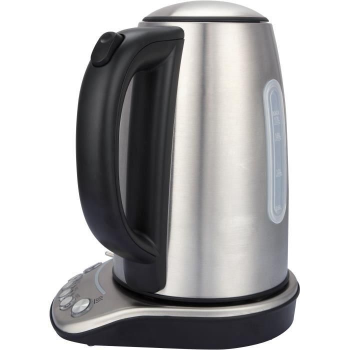 Hervidor - BRANDT - BO1202B - 1,7 L - 5 temperaturas + mantener caliente - Acero inoxidable y negro 1 Hervidor - BRANDT - BO1202B - 1,7 L - 5 temperaturas + mantener caliente - Acero inoxidable y negro 1