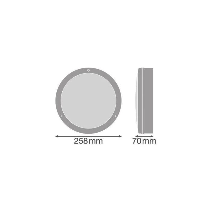 Ledvance LVE-4058075647145 Aplique LED 10W 800Lm 3000K 120º IP65 IK10 - Blanco Cálido para Pared y Techo 1 Ledvance LVE-4058075647145 Aplique LED 10W 800Lm 3000K 120º IP65 IK10 - Blanco Cálido para Pared y Techo 1
