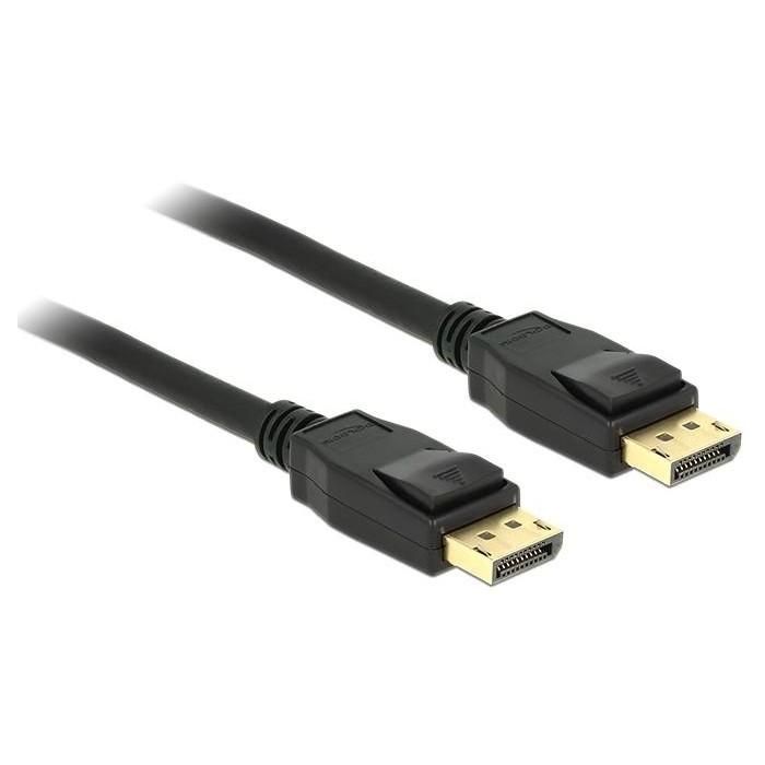 DeLOCK Kabel DisplayPort 1.2 Stecker > DisplayPort Stecker 1 m schwarz 4K 1