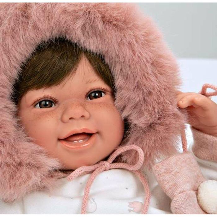 Muñecas Arias Muñeca Elegance 45 cm Zoe Rosa con Manoplas (Muñeco de Peso) 12 Muñecas Arias Muñeca Elegance 45 cm Zoe Rosa con Manoplas (Muñeco de Peso) 12