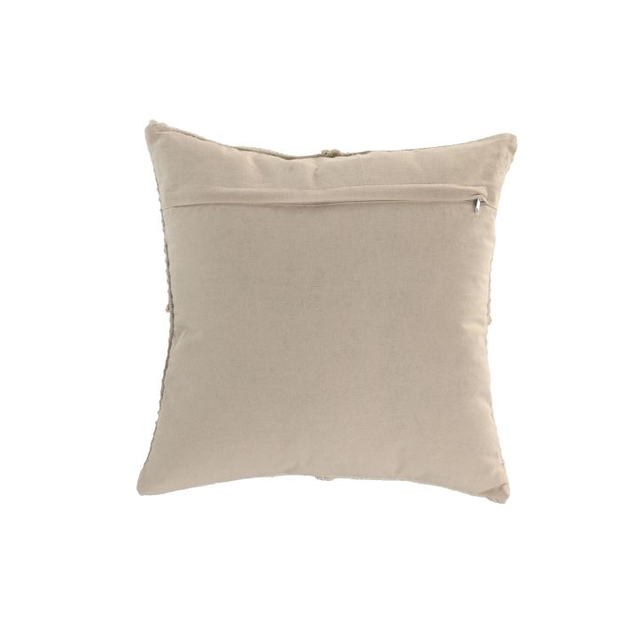 Cojin Boho DKD Home Decor Crudo 45 x 45 cm (2 Unidades) 2