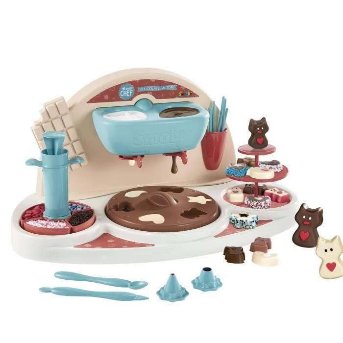 Smoby Chef Chocolat Factory - Taller de chocolate + Libro de recetas - Taller de cocina - Muchos moldes y accesorios - A partir de 5 años 1 Smoby Chef Chocolat Factory - Taller de chocolate + Libro de recetas - Taller de cocina - Muchos moldes y accesorios - A partir de 5 años 1