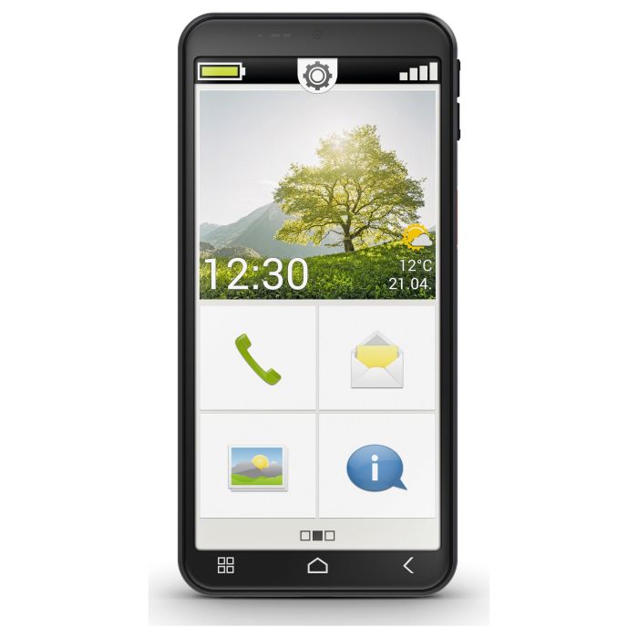 Emporia SMART.7 Lite Smartphone 5.45" 6GB RAM 128GB Triple Cámara 13MP Android 15 Negro 16