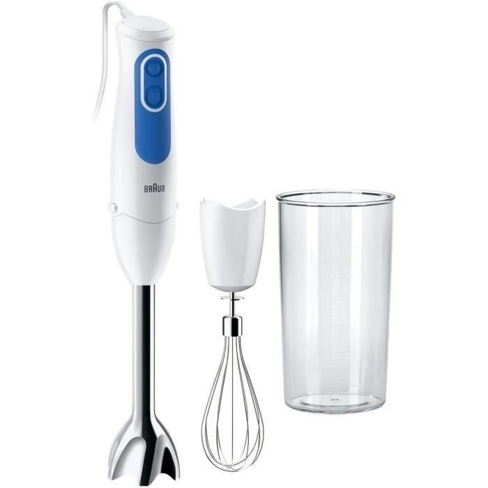 Batidora de Inmersión Braun MQ3005WH 0,6 L INOX 700W Blanco Batidora de Inmersión Braun MQ3005WH 0,6 L INOX 700W Blanco