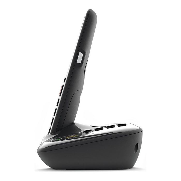 Gigaset E720A Teléfono Inalámbrico Negro DECT/Analógico con Contestador y Pantalla de 2.2" 6
