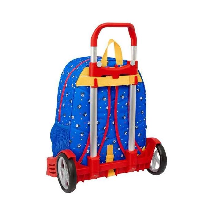 Mochila Escolar con Ruedas Mickey Mouse Clubhouse Good day Azul 33 x 42 x 14 cm 1 Mochila Escolar con Ruedas Mickey Mouse Clubhouse Good day Azul 33 x 42 x 14 cm 1