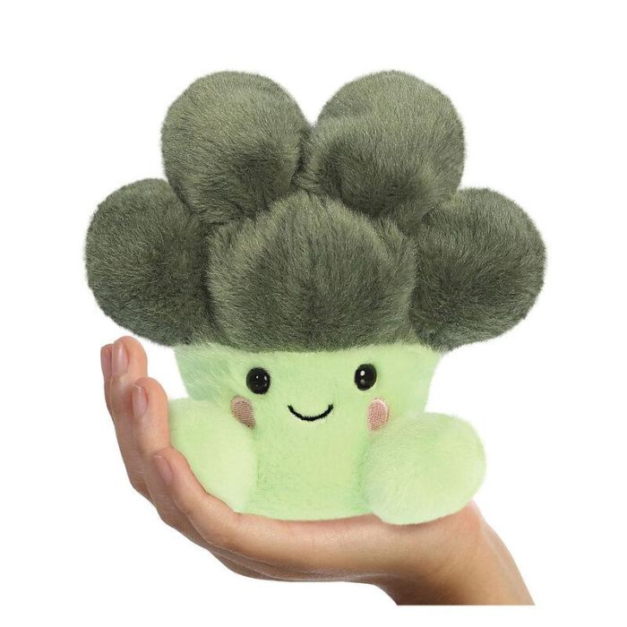 Palm Pals Peluche Brocoli de 13 cm - Muñeco de Peluche Suave y Tierno 4