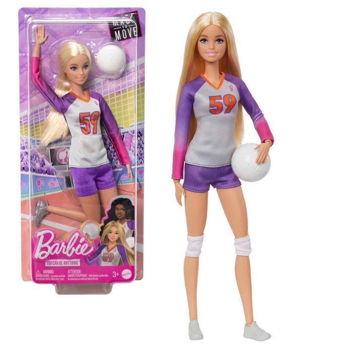 Muñeca Barbie Tu Puedes Ser Jugadora Voleibol Hkt72 Mattel