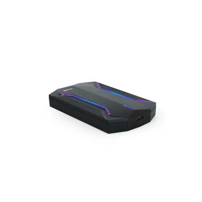 TooQ TQE-2599RGB Caja Externa Gaming para Disco Duro 2.5" USB 3.1 Gen 1 SATA I/II/III UASP 2TB Sin Tornillos RGB Negra 0 TooQ TQE-2599RGB Caja Externa Gaming para Disco Duro 2.5" USB 3.1 Gen 1 SATA I/II/III UASP 2TB Sin Tornillos RGB Negra 0