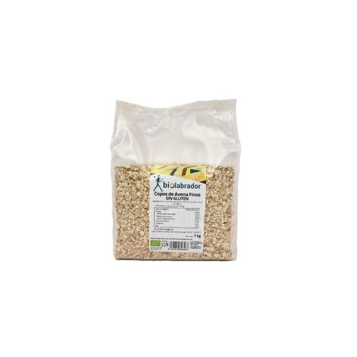 Copos De Avena Finos Sin Gluten 1Kg.