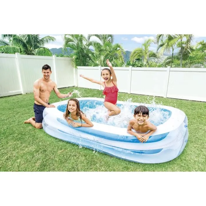 INTEX Piscina Hinchable Familiar Rectangular 2,62x1,75x0,56m 1