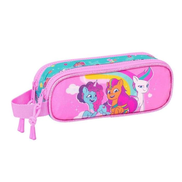 Bolso Escolar Portatodo Safta Doble My Little Pony Magic 80x210x60 mm Bolso Escolar Portatodo Safta Doble My Little Pony Magic 80x210x60 mm