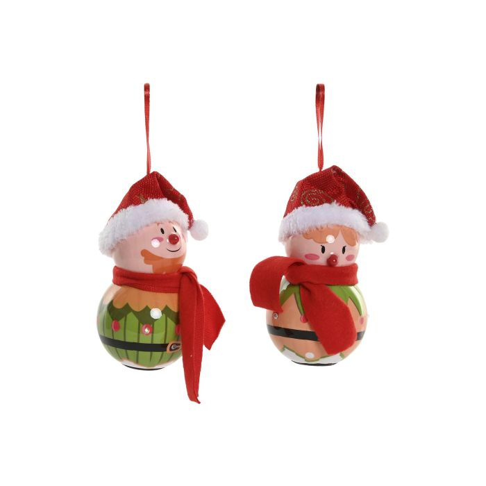 Decoracion Colgante Navidad Tradicional DKD Home Decor Multicolor 8 x 14.5 x 8 cm (6 Unidades) 2 Decoracion Colgante Navidad Tradicional DKD Home Decor Multicolor 8 x 14.5 x 8 cm (6 Unidades) 2