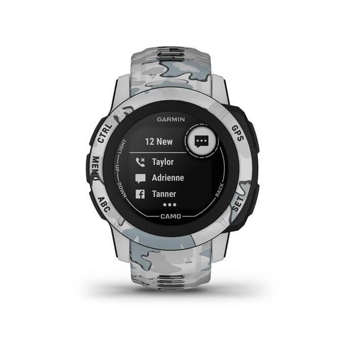 Garmin Instinct 2S Camo Edition Reloj inteligente GPS con monitor de frecuencia cardíaca y seguimiento de actividad, resistente al agua 10 ATM, 50 días de batería 8