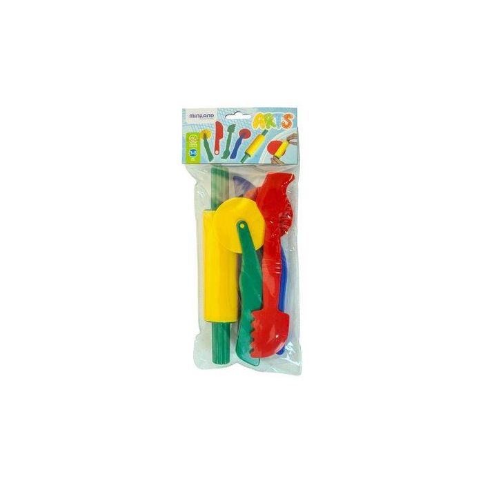 Juego Miniland Set De 5 Accesorios Para Pasta Blanda 22Cm (Set de 12)
