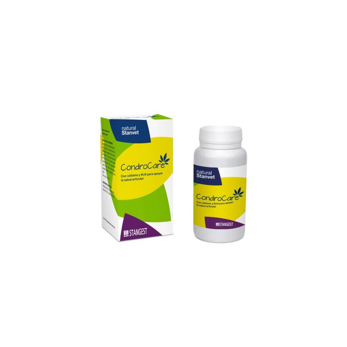 Stangest Condrocare Perro Gato 30 Comprimidos - Condroprotector con Cáñamo y Krill para Salud Articular