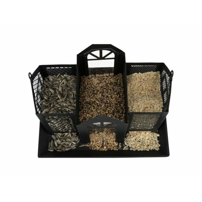 Comedero para Pájaros Trixie Negro 2 L 26 x 19 x 19 cm 2 Comedero para Pájaros Trixie Negro 2 L 26 x 19 x 19 cm 2