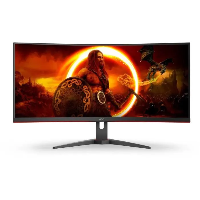Aoc CU34G2XE Monitor PC Curvo 34 WQHD Panel VA 144Hz 1ms 1 HDMI 1DP Sincronización Adaptativa Negro 1