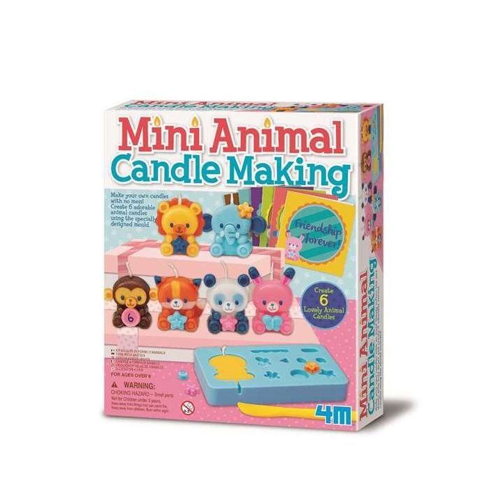 Hape Taller de Mini Velas de Animales – Kit de Manualidades DIY para Crear Velas Infantiles +8 Años Hape Taller de Mini Velas de Animales – Kit de Manualidades DIY para Crear Velas Infantiles +8 Años