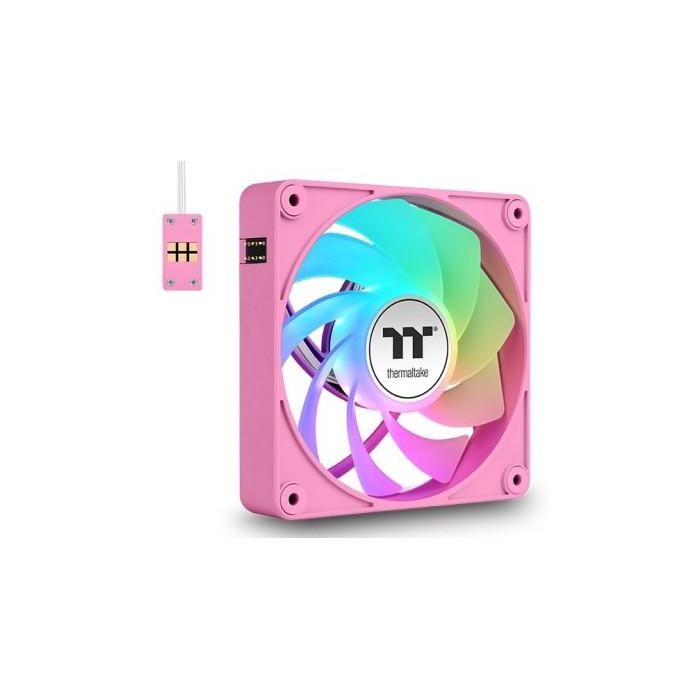 Thermaltake CT120 EX Reverse Ventilador PC 120mm ARGB Sync, Refrigerador Aire, Rosa, Pack 3 0 Thermaltake CT120 EX Reverse Ventilador PC 120mm ARGB Sync, Refrigerador Aire, Rosa, Pack 3 0