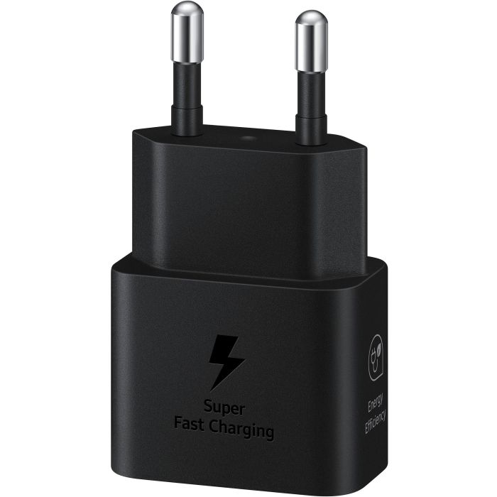 Samsung EP-2510XBEGEU Adaptador de Corriente 25W Super Fast Charging USB Tipo C 1 Puerto para Smartphone Negro 7 Samsung EP-2510XBEGEU Adaptador de Corriente 25W Super Fast Charging USB Tipo C 1 Puerto para Smartphone Negro 7