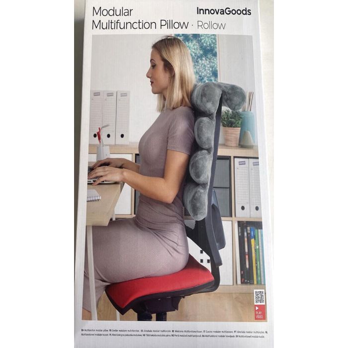 Almohada Modular Multifunción Rollow InnovaGoods 1 Almohada Modular Multifunción Rollow InnovaGoods 1