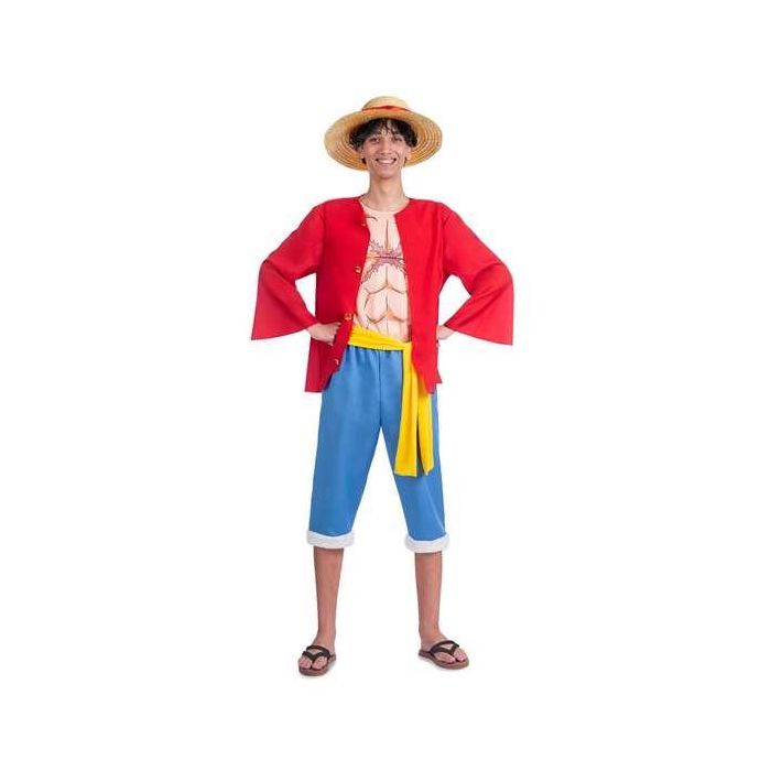 Disfraz luffy sombrero, chaqueta, camiseta, fajín y pantalón talla l 0 Disfraz luffy sombrero, chaqueta, camiseta, fajín y pantalón talla l 0